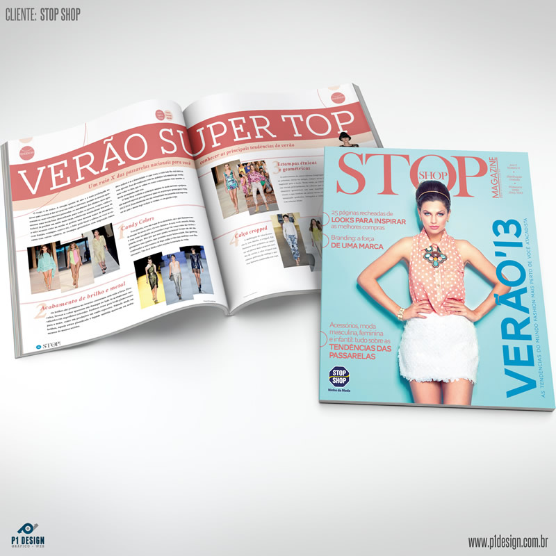 Revista Stop Shop - Projeto Gráfico e Diagramação