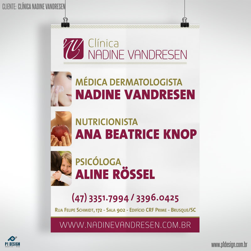 Poster - Clínica Nadine Vandresen