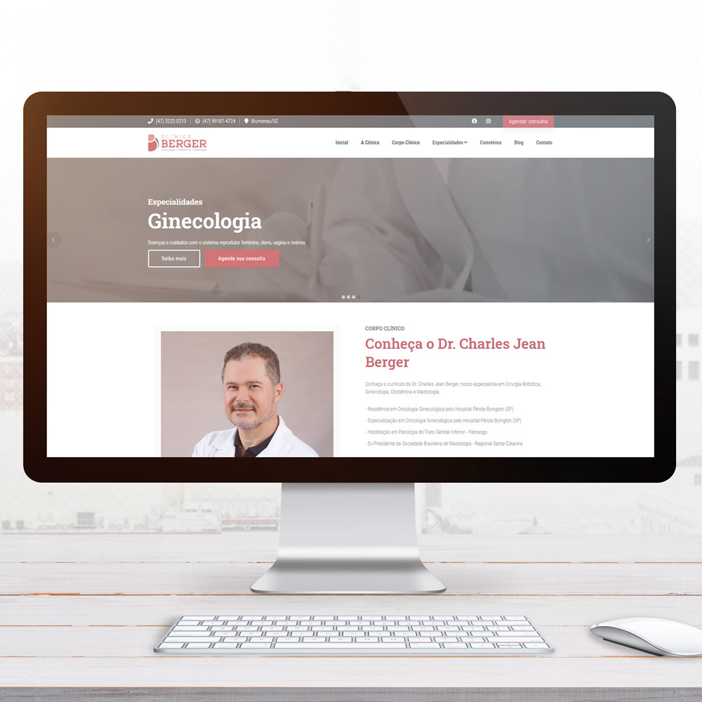 Sites Medicina e Saúde - P1 Design - Brusque